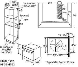 ماکروویو 36 لیتر توکار HF35M562 زیمنس